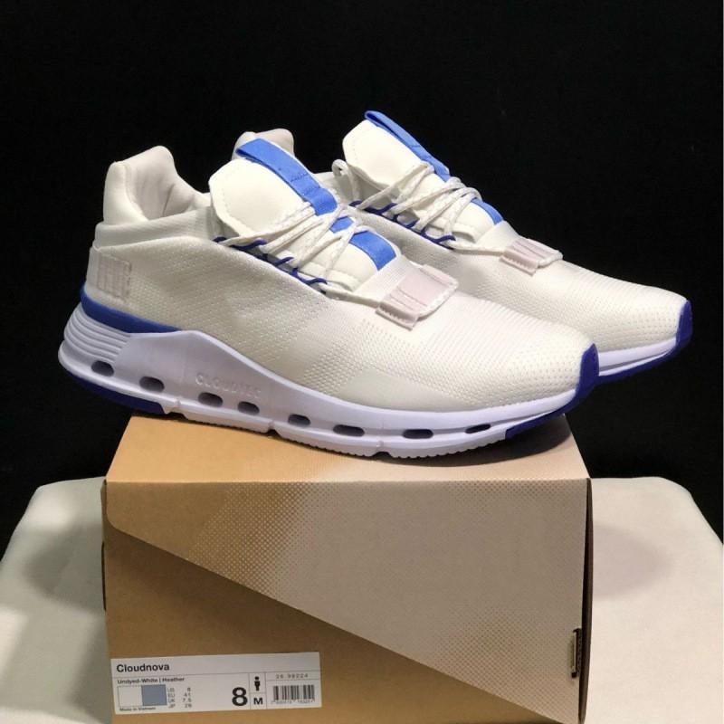 On Cloudnova Running Shoes Men Women Lightweight Breathable Cushioned Sneakers Low-Top Trail Jogging Footwear