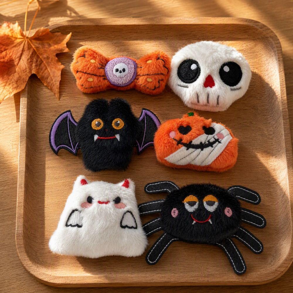 The Size of A Palm Halloween Plush Brooch Cartoon Plush Doll Accessory Halloween Accessories