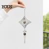 Outdoor Bird Scarer Stainless Steel Reflective Wind Spinners, Garden Decor, Sparkly Spinner, Devices Deterrent to Repellent Pendant Scare Birds