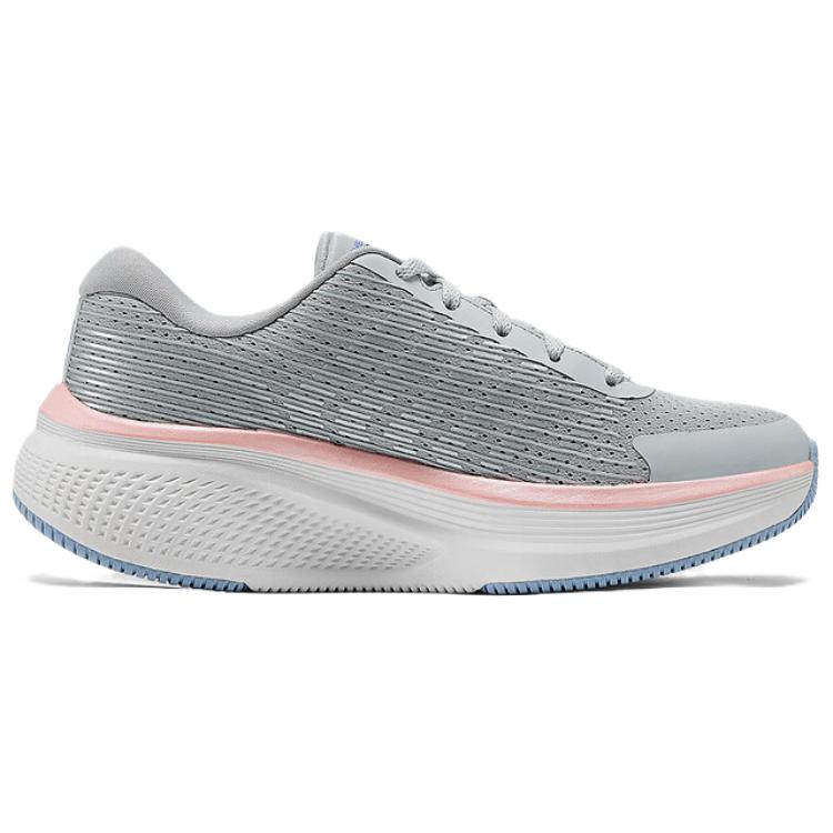 Skechers Go Series Soft Comfortable Slip-Resistant Durable Low-Top Casual City Commuting Running Shoes Women Sneaker Gray 129008-GYPK