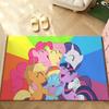 Cute M-My Little Pony-S Carpet Bathroom Anti-slip Mat Door Mat Home Decoration Mat Entrance Door Mat Scratch-resistant Door Mat