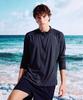 Leijibi Multi-Cooling Essential Loose Fit Zip-Up Rash Guard Men'S & Women'S Long Sleeve Jacket M (6 Colors) (Type A)