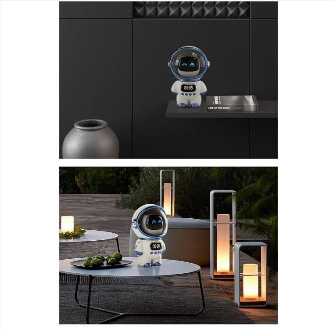Xiaomi DODO Astronaut Smart AI Interactive Bluetooth 5.1+EDR Speaker Alarm Clock FM Radio TF Extended Playback With Night Light 1800mAh