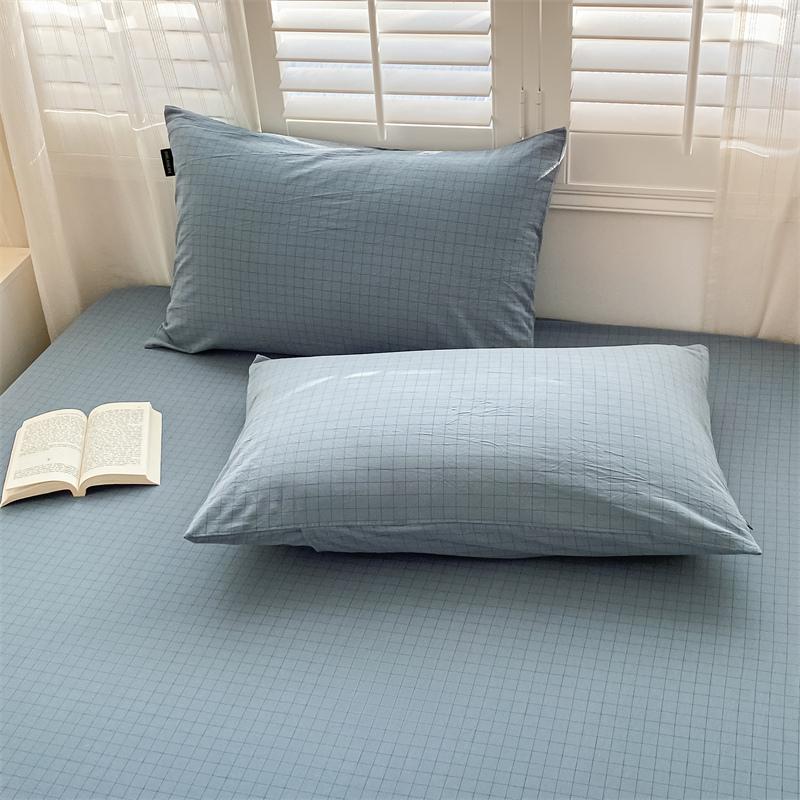 Stripe Style Pillow Case 100% Cotton Pillow Cover 2pcs Pillowsham Home Bed Pillowcase 48x74cm Pillowslip Fundas De Cojines