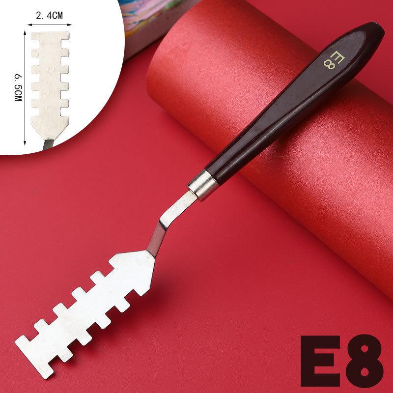 Art Spatula Set: Stainless Steel Palette Knife for Oil, Gouache, and Pastels