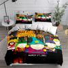 Cartoon South Park Bedding Sets Child Quilt Duvet Cover Pillow Case 2-3 Pieces Sets Queen King Size