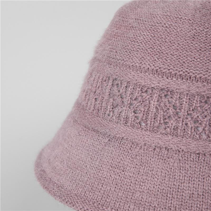 Mom Basin Hat Women'S Season Warm Cotton Hat Old Man Hat Grandma Old Lady Plush Wool Hat