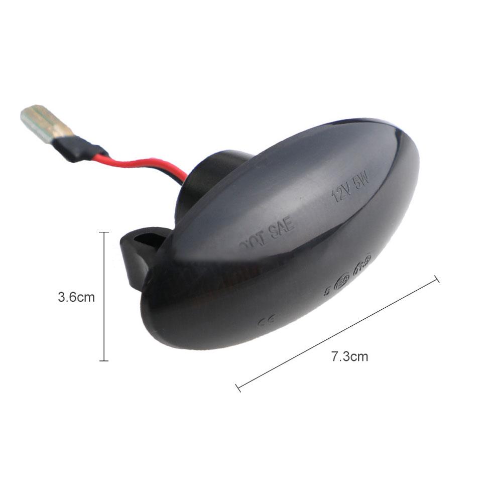 2PCS LED Dynamic Side Marker Turn Signal Lamp For Nissan NV200 NV400 NP300 Leaf Juke Qashqai Micra Cube Note Dualis March