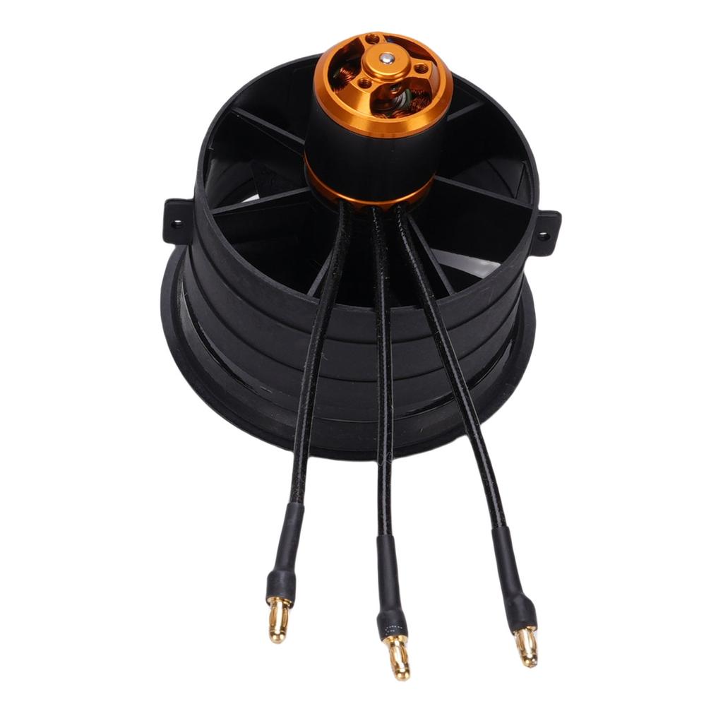 Violent Turbine Fan 64mm 3200KV Brushless Motor 5 Vane Fan with Control Board for Computer Cooling and Modification Use