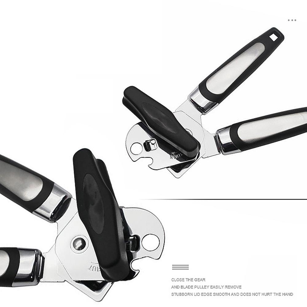Manueller Multifunktionaler Dosenöffner aus Edelstahl Dosenöffner Flaschenöffner Küchenhelfer