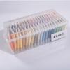 120-Color Hand-Embroidered Cotton Thread Set in Plastic Box for Cross Stitch & Sewing