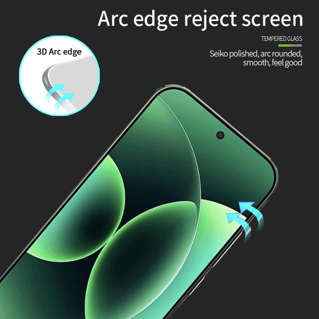 For Xiaomi 17 Pro/Xiaomi 17 Screen Protector MOFI 9H 3D Curved Tempered Glass Film