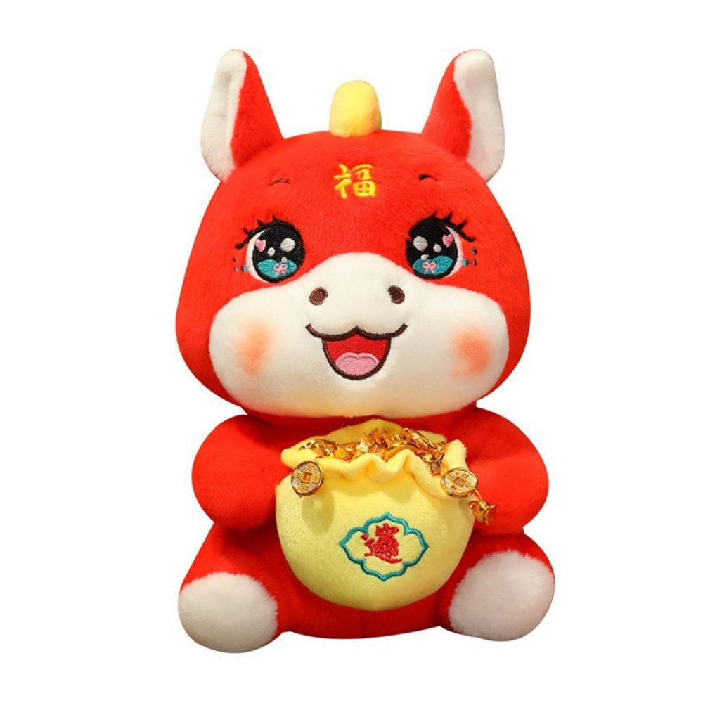 Mascot Dolls Stuffed Horse Toy Cute Zodiac Pony Figurine 2026 Horse Plush Doll Chinese New Year