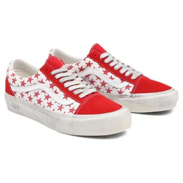 Bianca Chandôn x Vans Old Skool VLT LX Stressed Red Unisex Tenisky Bílé VN0A4BVFY52
