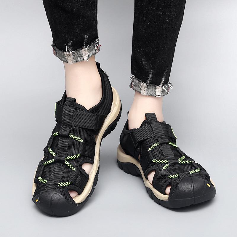 Men's Breathable Summer Sports Sandals - Non-slip, Versatile Beach Shoes, Casual Large Size.