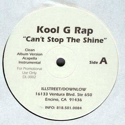 12-Zoll Schallplatte KOOL G RAP - Can't Stop The Shine / Thugs Anthem DL3002 Illstreet / Dow 1998 US Rap & Hip-Hop/R&B Gebraucht