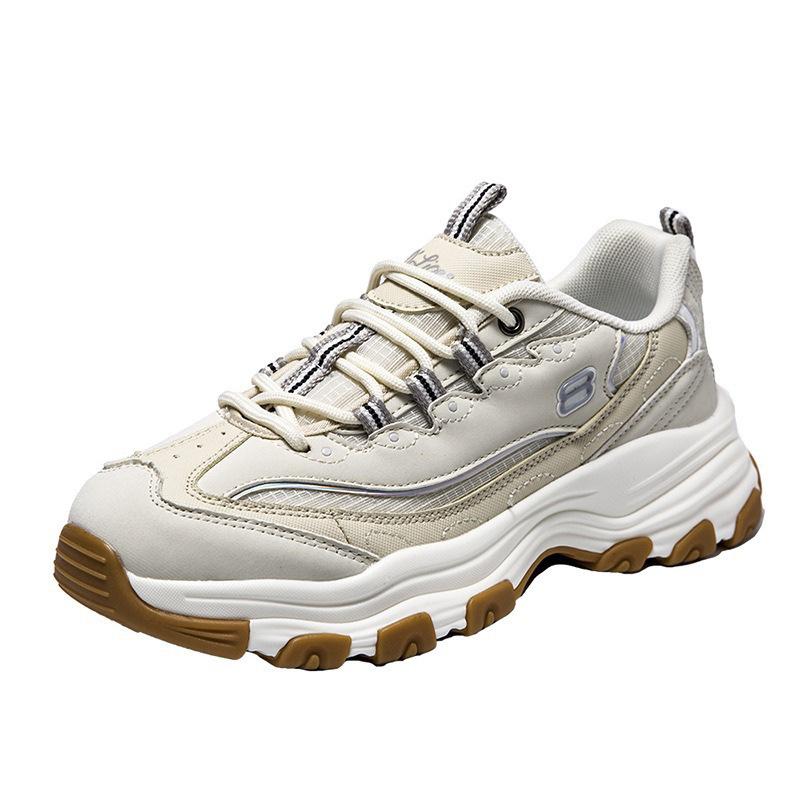 Classic Color Matching Trendy Heightening Casual Versatile Light Bottom Rebound Pixel Bottom Dad Shoes Casual Shoes Heightening Couple Shoes