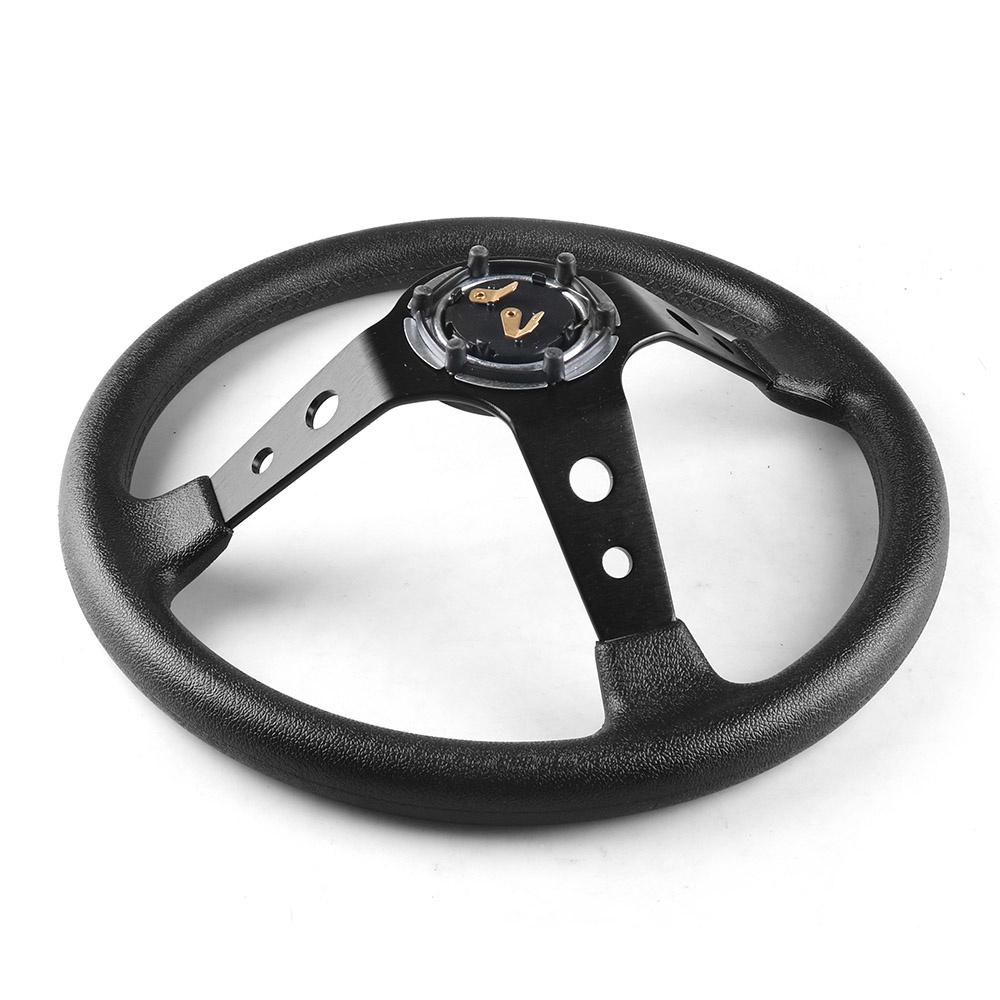 14-calowa 350-milimetrowa kierownica wyścigowa ze skóry PU do Logitech G29 G920 G923 Do gry wyścigowej Z płytą adaptera 70 mm PCD