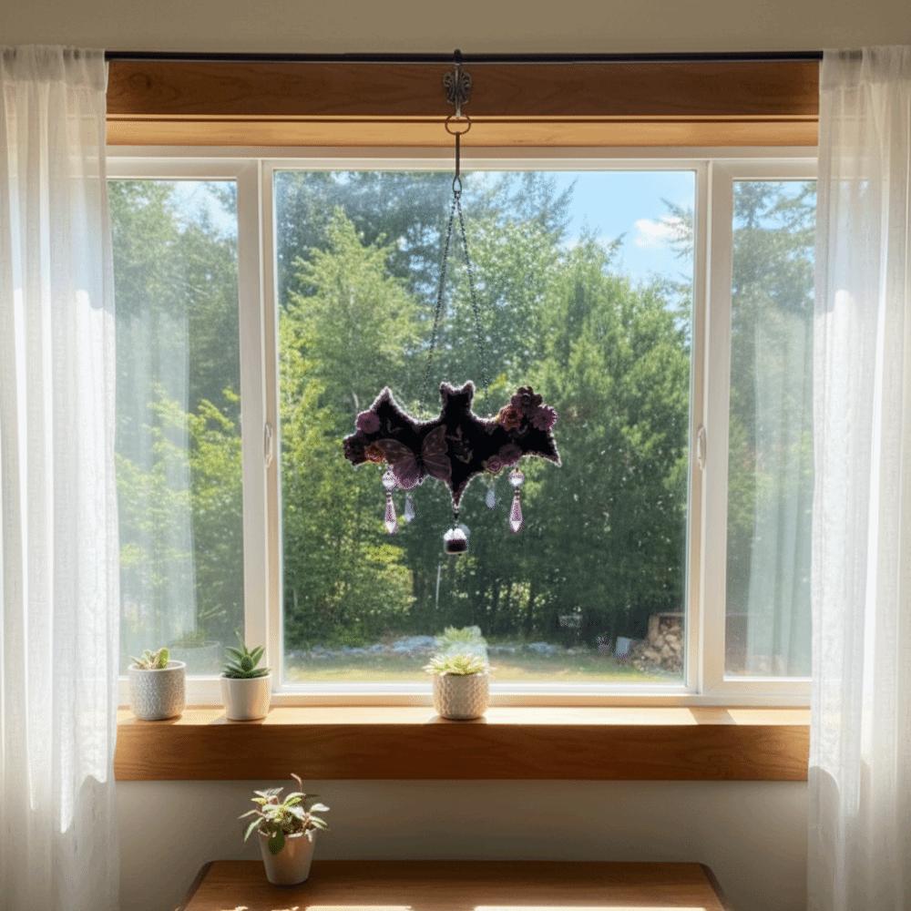 Hot Bats and Butterflies Hanging Ornaments Handmade Charming Home Decorations Wind Chimes Outdoor