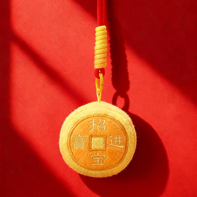 

Chinese Style New Year Auspicious Year of The Horse Pendant Koi Cloth Tiger Plush Toy Doll Lucky Mascot Home Festive Decor Gift