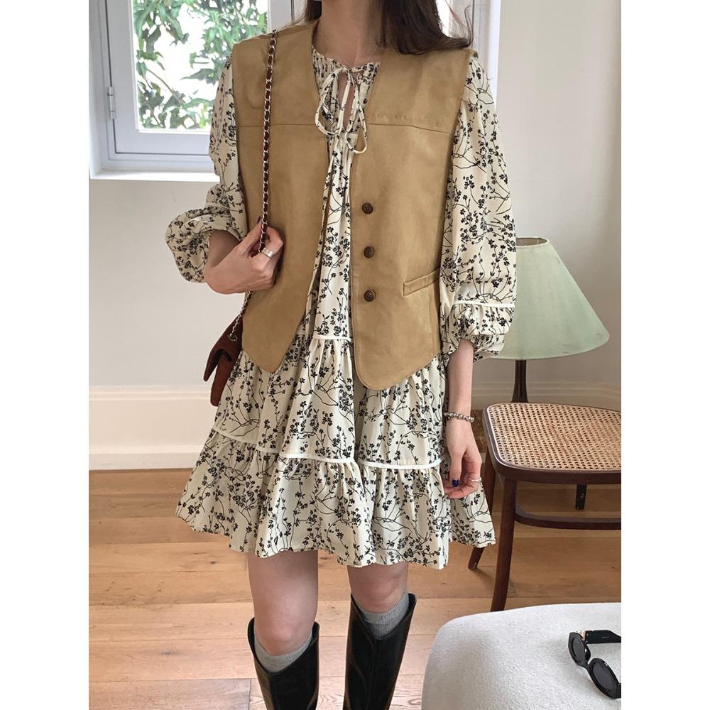 

Simple and Versatile Cardigan Vest M