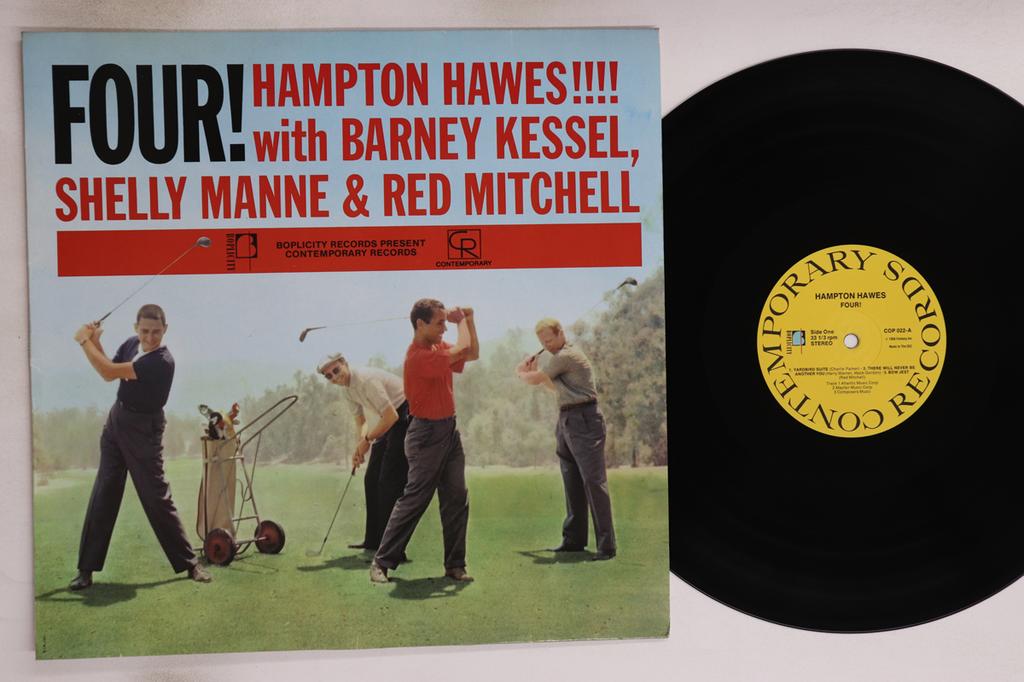 LP Record HAMPTON HAWES BARNEY KESSEL SHELL  Four COP022 CONTEMPORARY 1986 UK Jazz Used