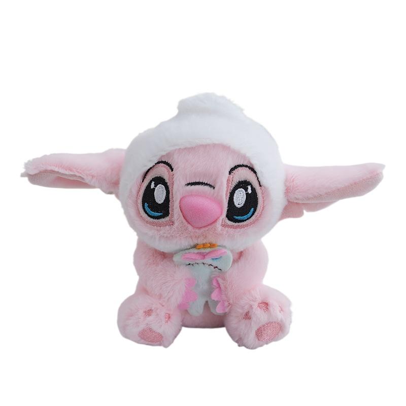 13cm Stitch Keychain Plush Toy Backpack Pendant Decoration Girl Toy Soft and Comfortable Stuffed Doll Boys Birthday Gifts