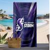 Melbourne Storm Print Beach Towel Soft Portable Quick?dry Towel For Pool Summer Vacation Outdoor Sport