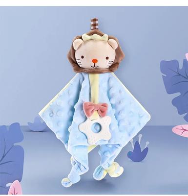 Baby Sleep Plush Hand Doll Comfort Toy New Cartoon Cute Animal Comfort Towel Baby Accessible Bite Resistant Soft Comfort Doll