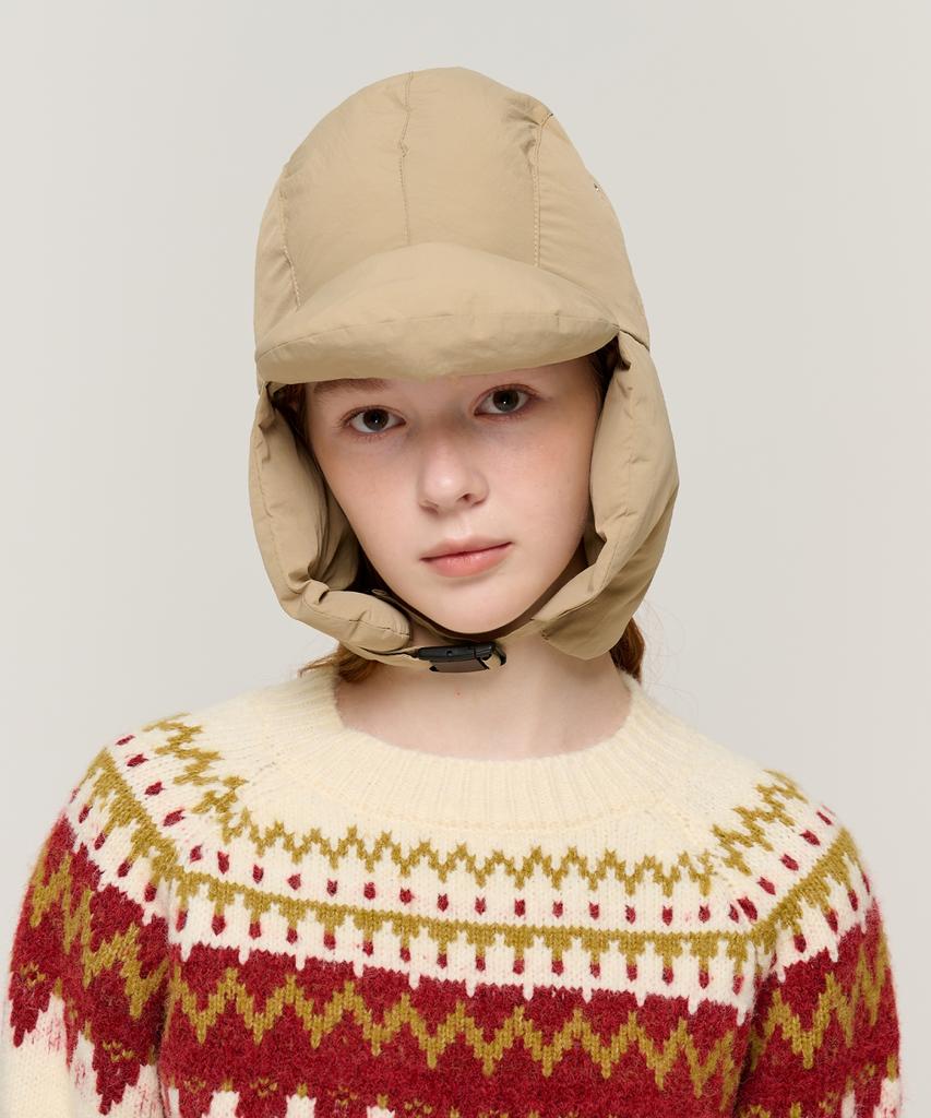 CARGOBROS FOR WOMAN Soft Padded Winter Trooper Hat (Beige)