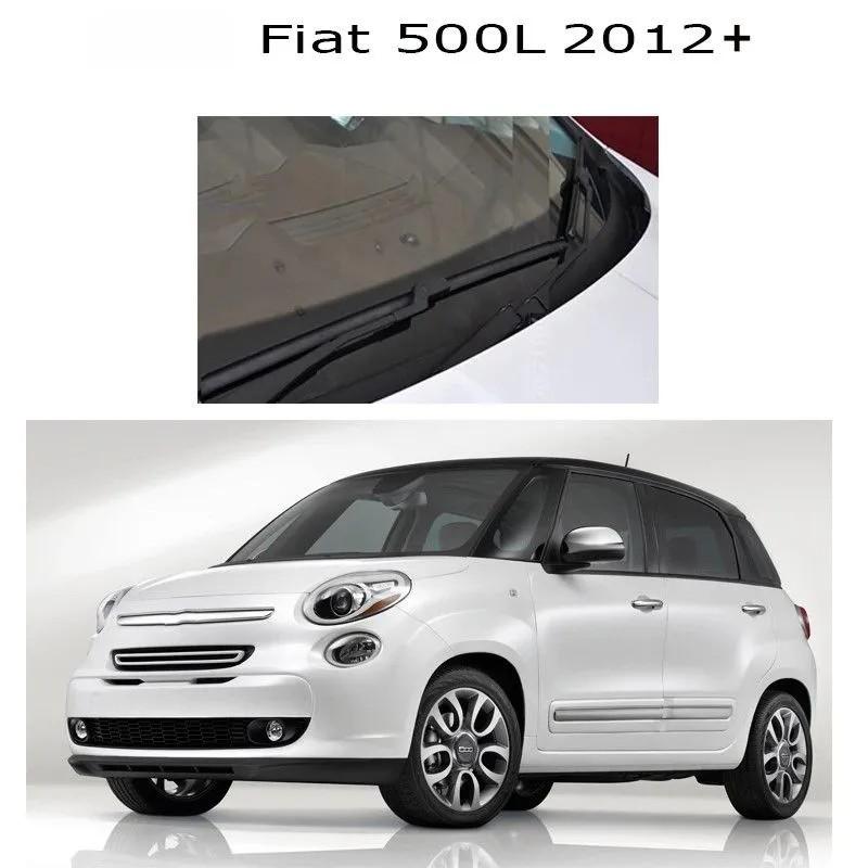 26"+15"+12" Front & Rear Wiper Blades for Fiat 500L 2012-2022, Fiat 500X, Fiat Panda, Fiat Tipo, Fiat Doblo