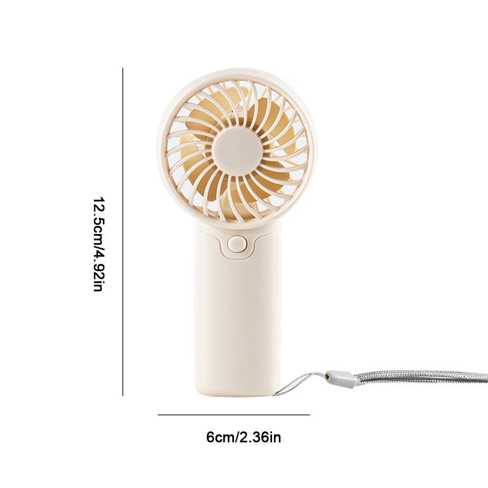 Mini Fan Portable Convenient Creative Small Fan Handheld Pocket Hand-held Fan Lightweight Adjustable Cute Small Fan Student Gift