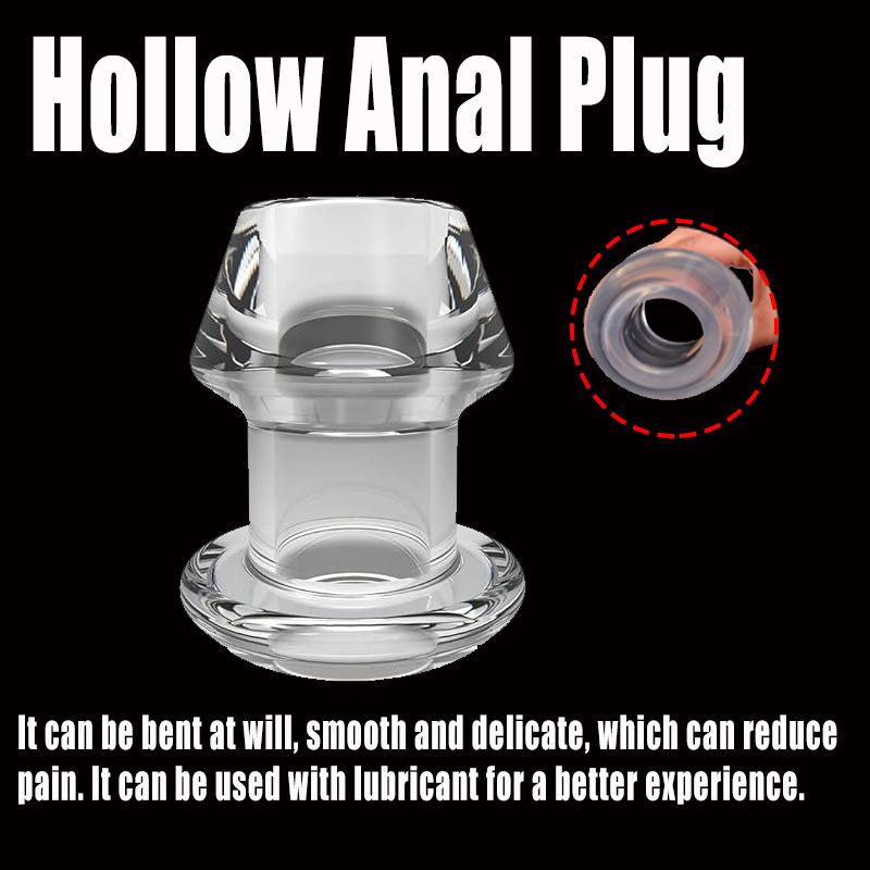 Hollow Anal Plug Dilator Expansion,Tunnel But Butt Plugs Anus Ass Stuff Stretching Sex Toys,Analplug Butplug Buttplug Analsex