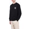 MLB New York Yankees Graphic Print Crewneck Long Sleeve Sweatshirt Unisex sweatshirt Black 3AMTI0121-50BKS
