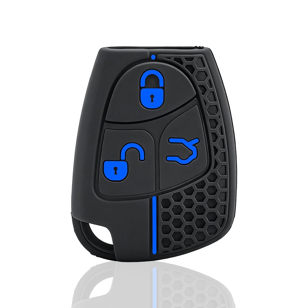 Silicone Auto Key Fob Case Cover Fit For Mercedes Benz C B E Class W203 W211 W204 Yu Bn Cls Clk Premium Grade Auto Interior Accessory