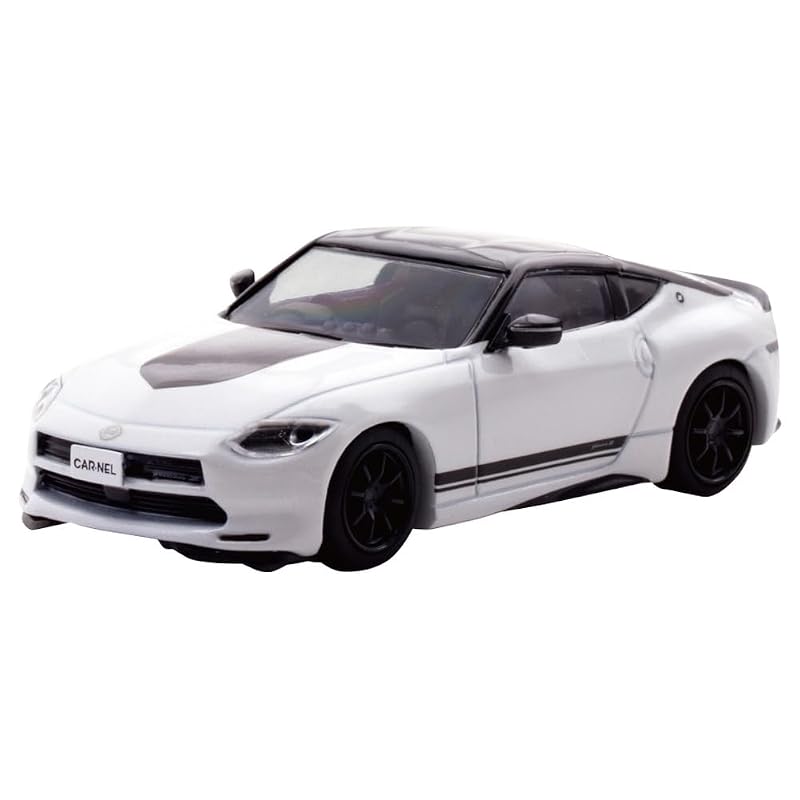 CARNEL 1/64 Nissan Fairlady Z Version ST Customized Edition 2023 Prism White/Super Black (Finished Model)