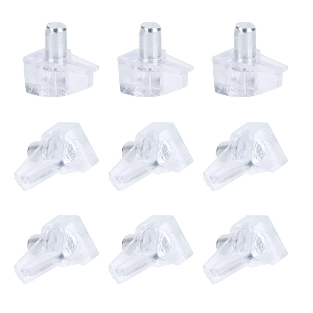 50PCS Clear Shelf Support Pegs Shelf Holder Pins Bracket Cabinet Clips Holder Furniture Hardware
