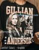 Gillian Anderson Leder Komfortfarben® Hemd, Gillian Anderson Vintage T-Shirt, Retro Sci-Fi Agent Oberteil, Popkultur Fanartikel Geschenk T-Shirt
