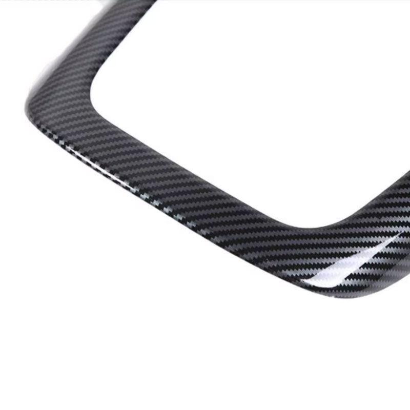 For Mercedes Benz E Class W214 E260 E300 2024 Car Interior Center Console Gear Shift Panel Frame Cover Trim Carbon Fiber Texture