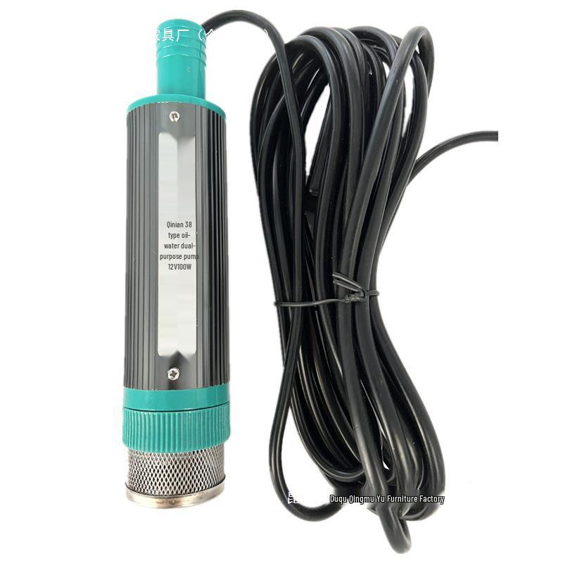 Mini Bomba de Agua Sumergible Autocebante para el Hogar y Cortador para Taladro