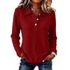 Women's Long Sleeve Color Casual Top for Everyday Wear
