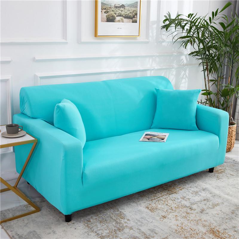 Elastic Solid Color Sofa Covers for Living Room Spandex All-inclusive Couch Cover Sectional Sofa Cover Stretch Furniture Protect