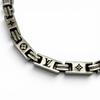 Great LOUIS VUITTON Bracelet LV Tailor Silver AG925 Mens L M1149L Used