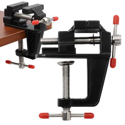 Menghină Universală de Masă Casnică Mini Aluminiu Bijutieri Hobby Clește de Prindere pe Masă Menghină de Banc DIY Casnică Menghină de Masă cu Falcă Plată Unealtă de Mână