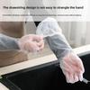 Küche Gebrauch Verlängerte Einweg-Langarm-Kunststoff-Armschutzhandschuhe, Elastischer Verschluss Langarmhandschuhe