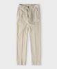 PANICALE Beige Micro Pattern Slim Fit Cotton Pants