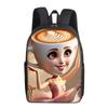 Cartoon Printing Casual Shoulder Bag Junior High School Students Large Capacity Backpacks
