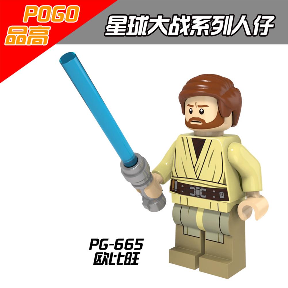 Building Block Toys Star Wars Rogue One Minifigure Han Solo Obi-wan Plastic Assembled Building Blocks Minifigures Toy