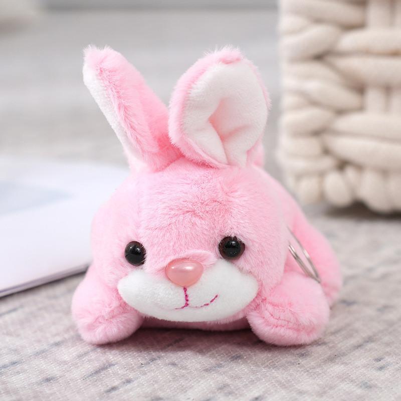 Creative Cute Plush Rabbit Keychain Stylish Unique Bag Charm Delicate Adorable Couple Gift