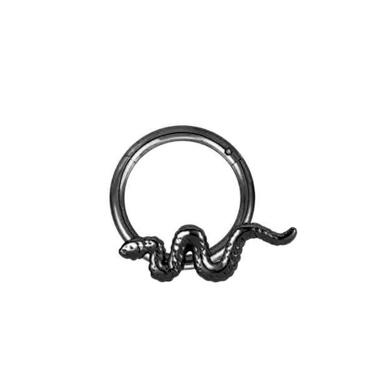 Stainless Steel Bee Nose Ring Seamless Ring Nose Droplet Oil Bee Ear Cartilage Puncture